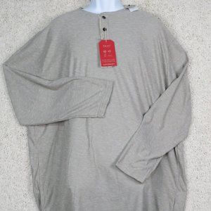 Bruno* Men's Stretch Quick Dry Fade‎ Resistant Long Sleeve Crew Neck Shirt~ 2XT